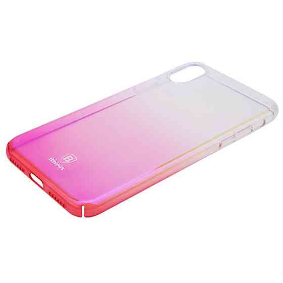Чохол Baseus для iPhone X/Xs Glaze pink (WIAPIPHX-GC04) Київ