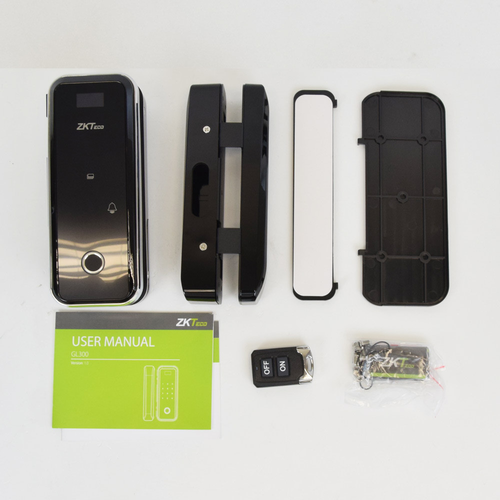 Smart замок ZKTeco GL300  right для скляних дверей зі сканером відбитку пальця і зчитувачем Mifare Киев - изображение 7