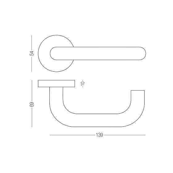 Ручка S-1115 SS Нержавеющая сталь Киев