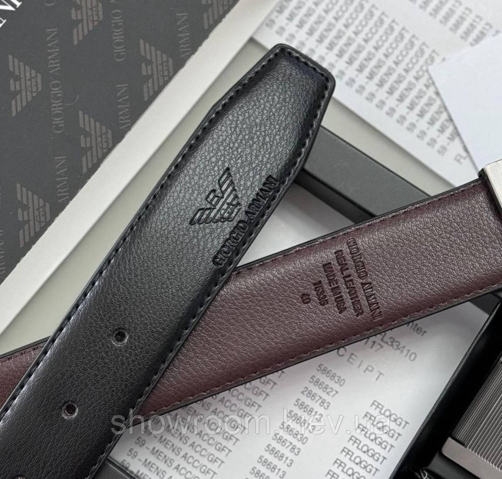 Ремень и две пряжки в подарочной коробке GA (315) Киев - изображение 9