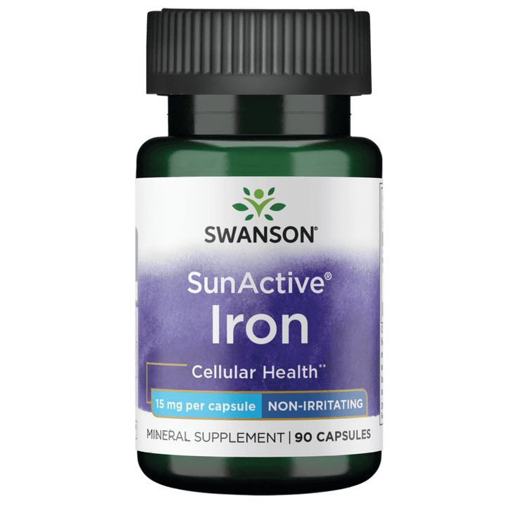 SunActive®, Iron, 15 mg, 90 Capsules Луцк - изображение 1