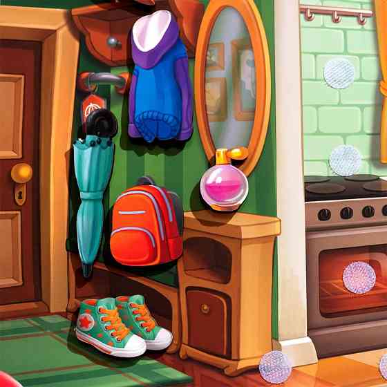 Дерев'яний пазл-вкладиш "Наведи лад в кімнаті та нагодуй Ваню" (ПСД271) PSD271 Вінниця