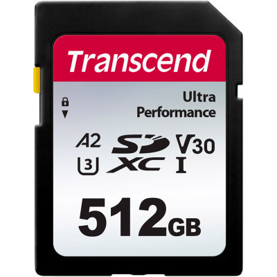 Карта пам&apos;яті Transcend 512GB SD class 10 UHS-I U3 4K (TS512GSDC340S) Вінниця - фото 1