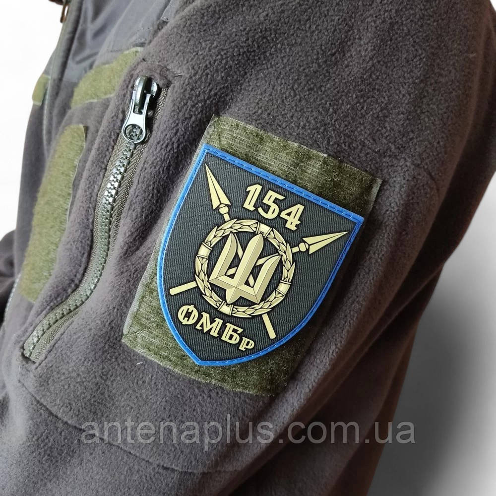 ВСУ 154 ОМБр олива шеврон / патч Киев - изображение 2