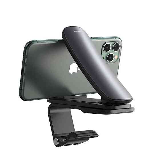 Тримач для мобiльного Baseus Big Mouth Pro Car Mount (Applicable to centre console) Black Киев