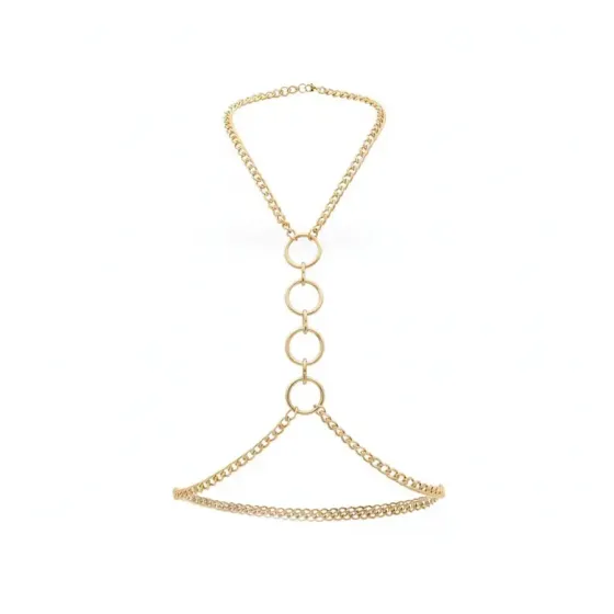 Металева портупея Art of Sex - Mango, колір золото, XS-2XL Львів