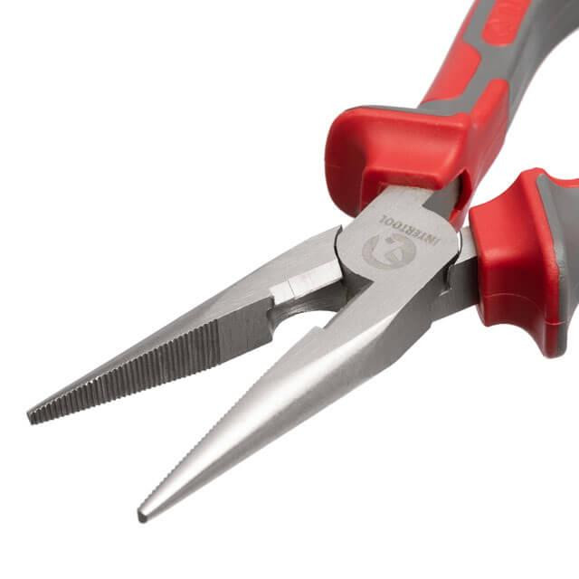 Довгогубці прямі, 160 мм, С55 INTERTOOL HT-0127 Киев - изображение 4