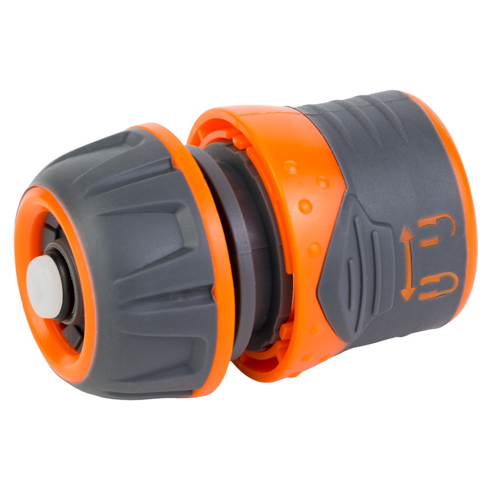 Конектор 1⁄2" швидкознімний для шланга 1⁄2" аквастоп із замком (ABS+TPR) FLORA (5015434) Київ - фото 3