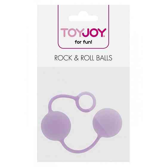 Вагинальные шарики Toy Joy Rock end Roll Balls силикон Фиолетовые Sex Aura Киев
