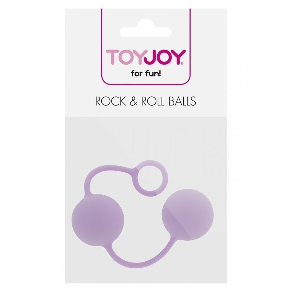Вагинальные шарики Toy Joy Rock end Roll Balls силикон Фиолетовые Sex Aura Киев - изображение 2