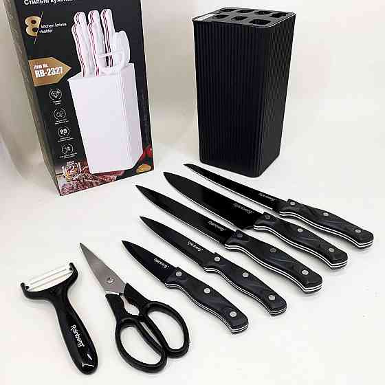 Набір ножів для готування, Набір ножів для кожної кухні, Кухонний ніж з нержавіючої сталі металевий PA-37 Івано-Франківськ