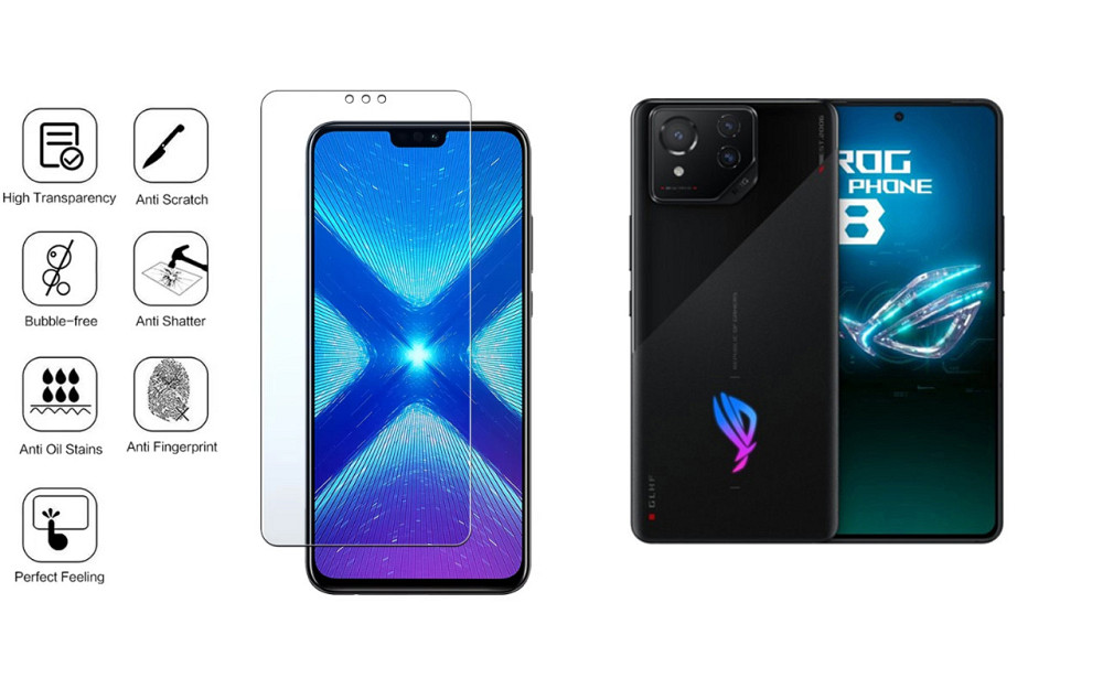 Защитное стекло NeoGlass для ASUS ROG Phone 8, ROG Phone 8 Pro – ультрапрозрачное и устойчивое Киев - изображение 4