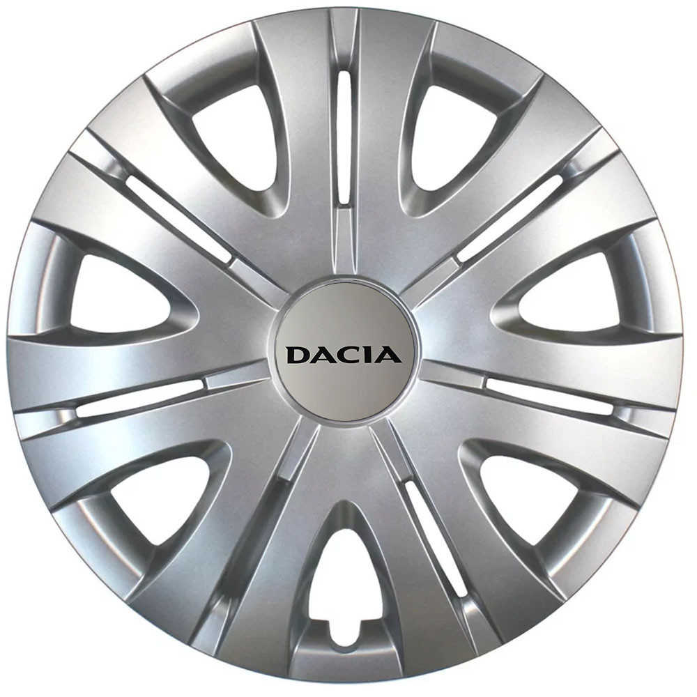 Автомобильные модельные колпаки R16 Dacia 408 4шт, SJS, серебряные Киев - изображение 1