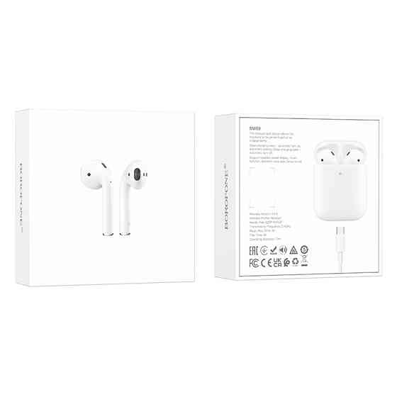 Бездротові навушники BOROFONE BW89 True wireless stereo headset White Одеса