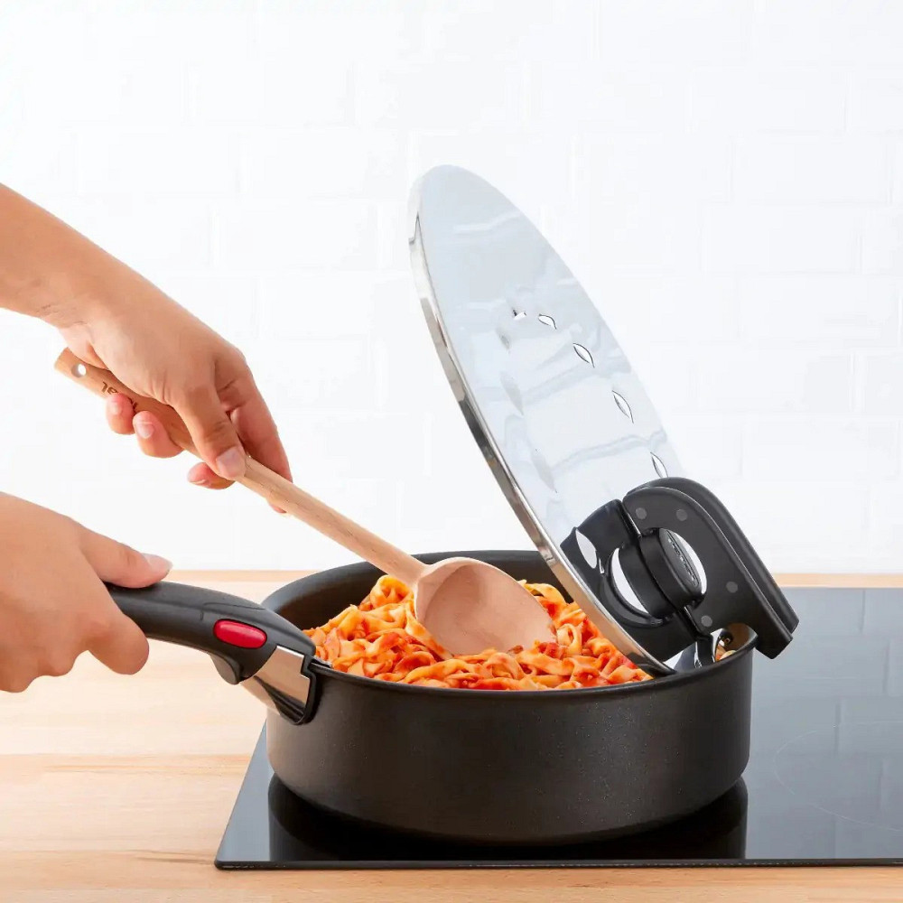Кришка із захистом від розбризкування Tefal Ingenio 20-28 см (L9829853) ( Нержавіюча сталь ) Харьков - изображение 4