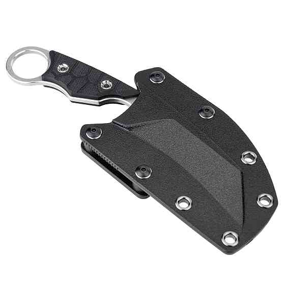 Ніж фіксований туристичний Ruike FS68, (8.6 см) 14C28N / G10 чорний Київ