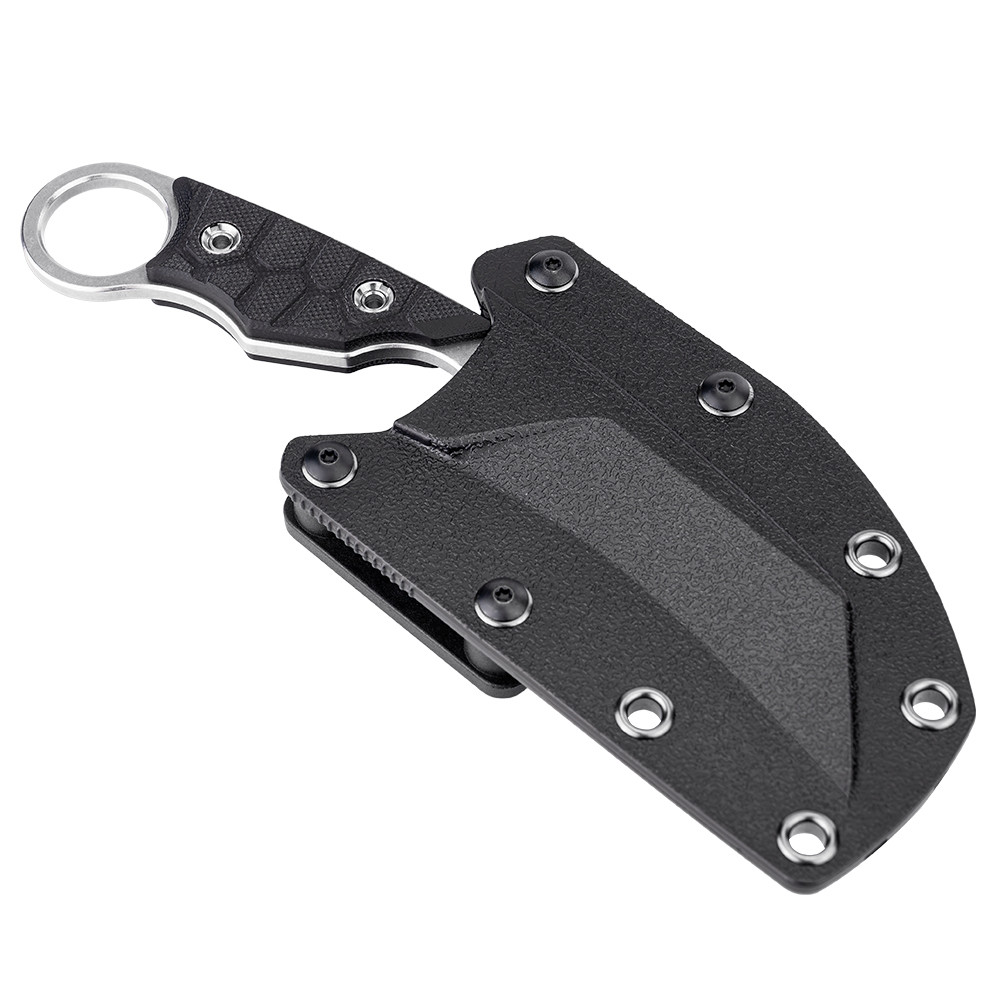 Ніж фіксований туристичний Ruike FS68, (8.6 см) 14C28N / G10 чорний Київ - фото 5