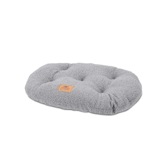Лежак — подушка для котів і собак Ferplast Relax Boucli (Ферпласт Релакс) 55 x 36 см — 55/4, Сірий Запоріжжя