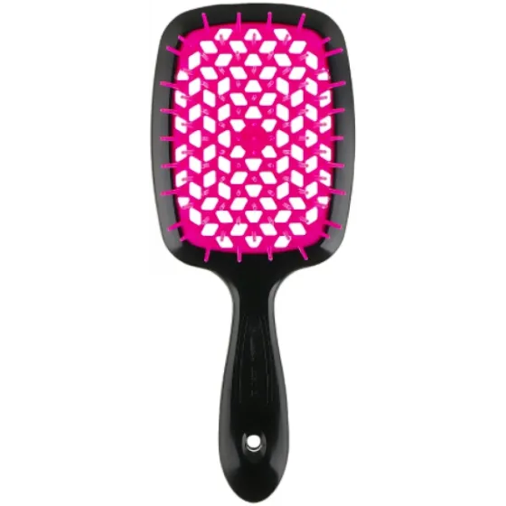 Щітка для волосся Janeke Superbrush, чорна з фіолетовим Львів