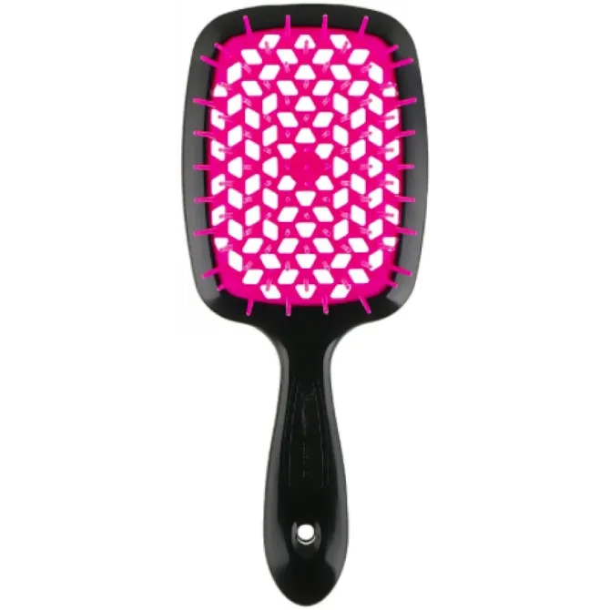 Щітка для волосся Janeke Superbrush, чорна з фіолетовим Львів - фото 1