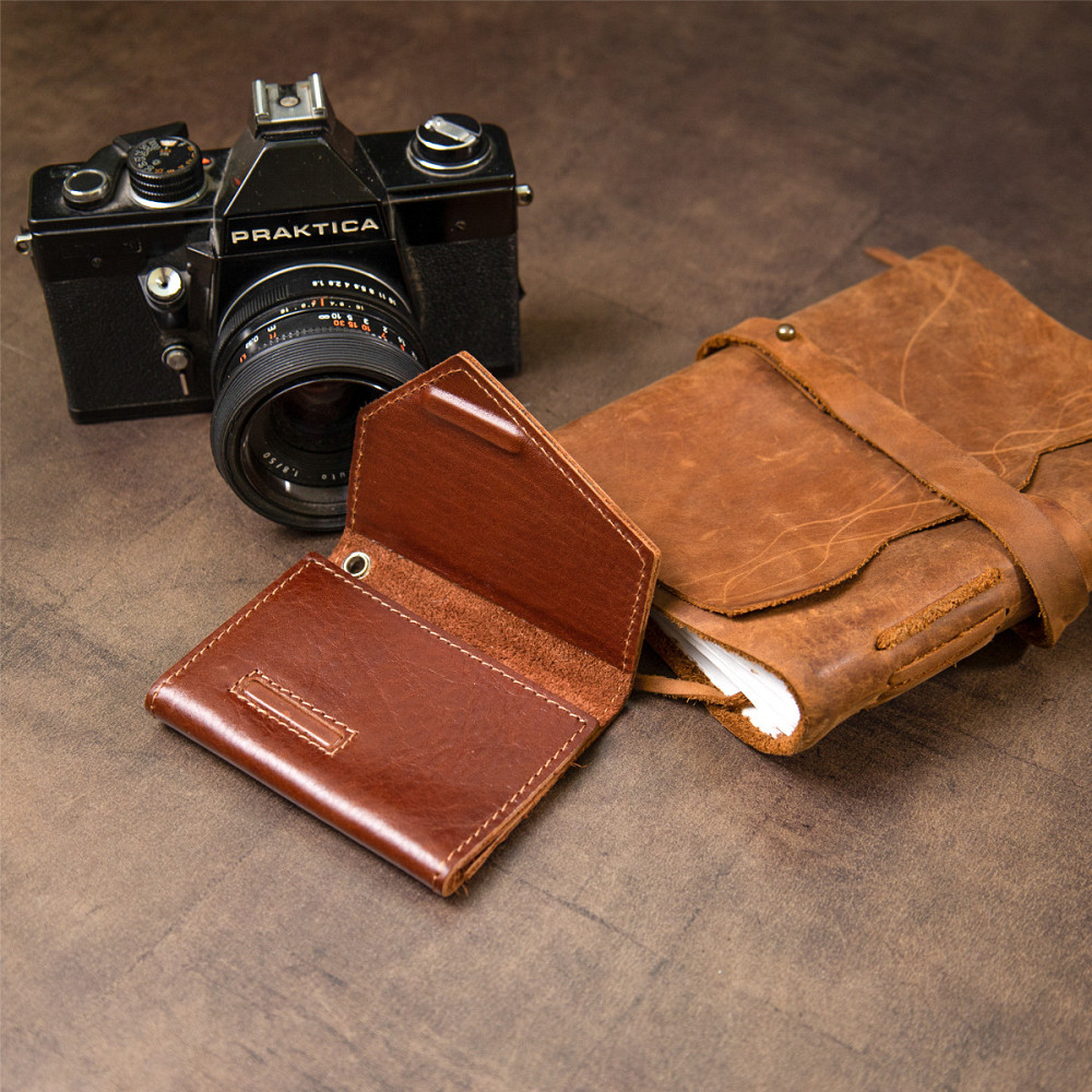 Ключница из натуральной кожи GRANDE PELLE 11394 Коричневый Киев - изображение 1