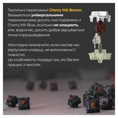 Клавіатура Ducky One 3 SF Cherry MX Brown RGB UA USB White (DKON2167ST-BUAPXPWWWSC1) Вінниця - фото 11