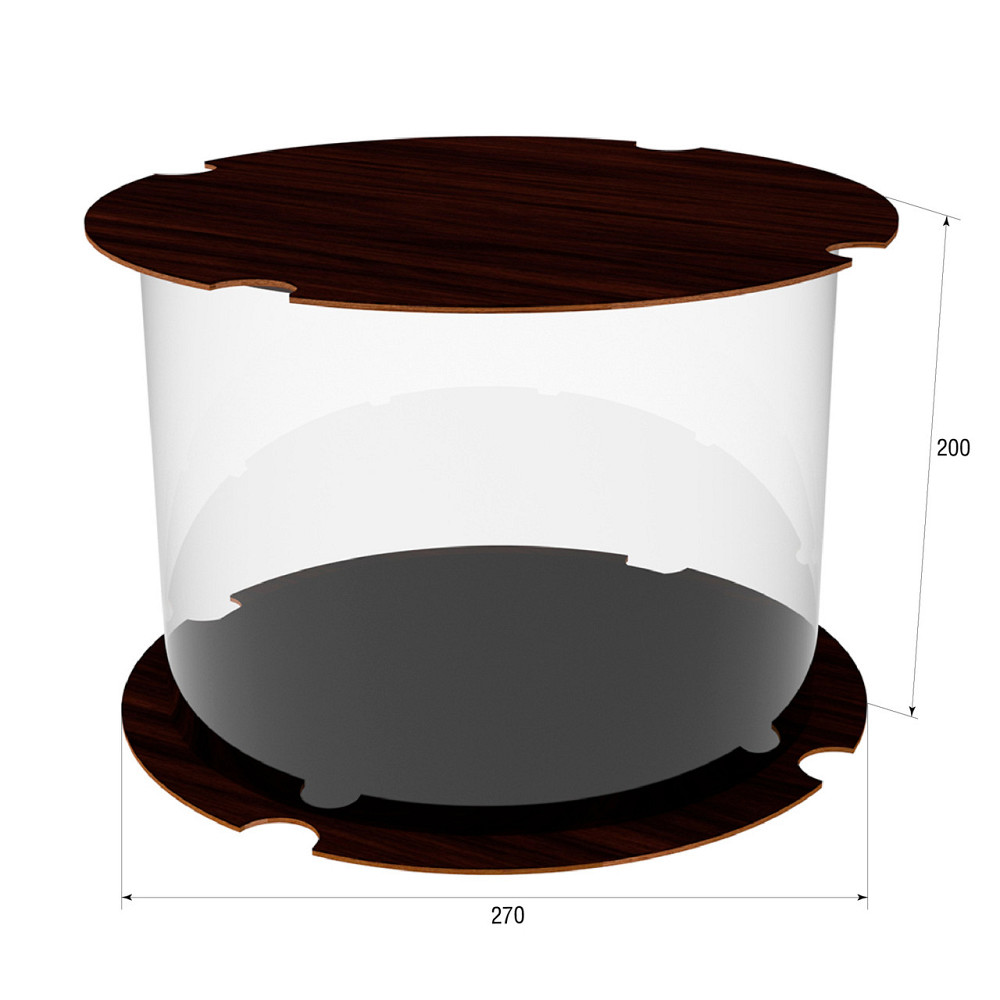 Коробка для тортів та подарунків EKOSTAR 270х200 Київ - фото 2