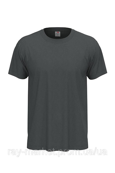 Футболка базова Stedman Classic-T Unisex  чоловіча графітова (ST2000-SLG) Київ - фото 4