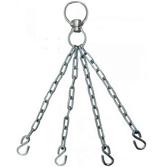 Цепь для боксерского мешка RDX 4 - стальное крепление с поворотным механизмом, 4 крючка, до 100 кг Киев