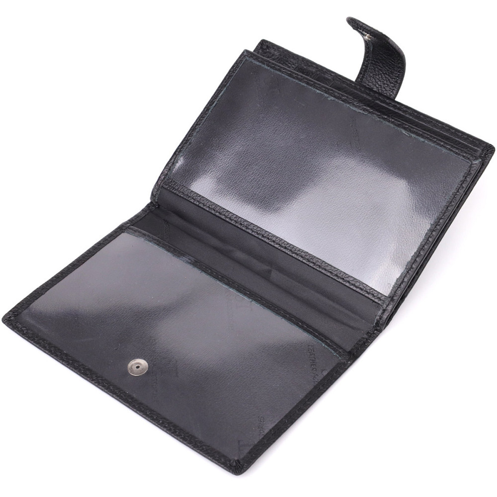 Містка обкладинка на документи унісекс з натуральної шкіри Чорний (ST Leather) Київ - фото 10