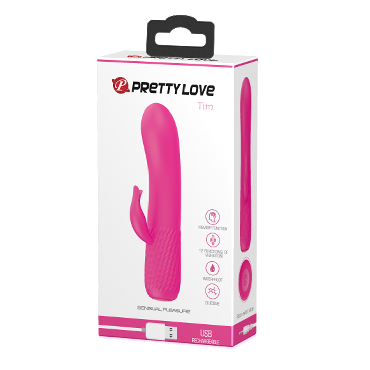 Вібратор - Pretty Love Tim Vibrator Pink Sex Aura Київ - фото 6