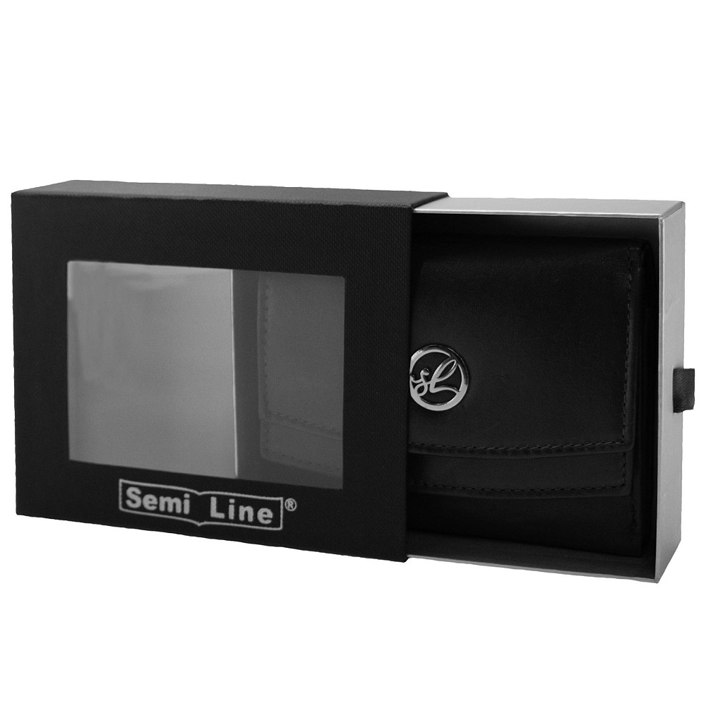 Кошелек женский кожаный Semi Line RFID Black (P8274-0) Вінниця - фото 4