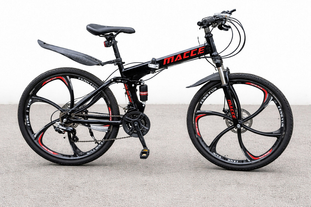 Складной горный велосипед Macce с литыми дисками Киев - изображение 1