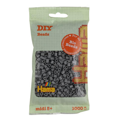 Набір для творчості Hama БІО сірі намистини , 1000 шт термомозаїка (HM-190-017) Вінниця - фото 1