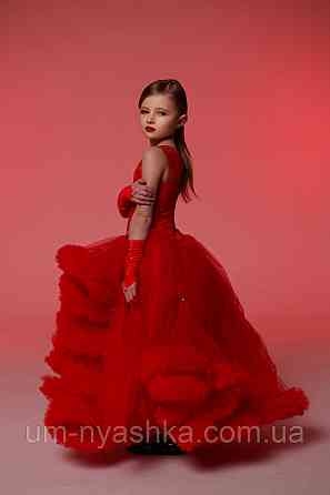 Пишне плаття Хмарка ЧЕРВОНЕ на 4-6, 6-8 років Кривий Ріг