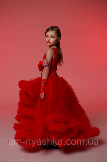 Пишне плаття Хмарка ЧЕРВОНЕ на 4-6, 6-8 років Кривий Ріг - фото 6