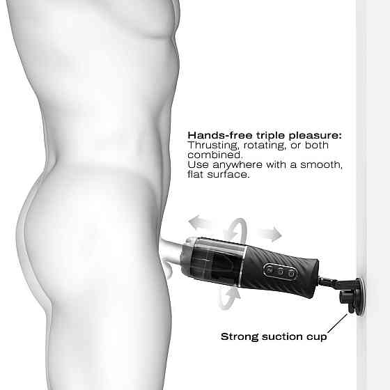 Автоматичний мастурбатор Dorcel THRUST BLOW PRO Sex Aura Київ