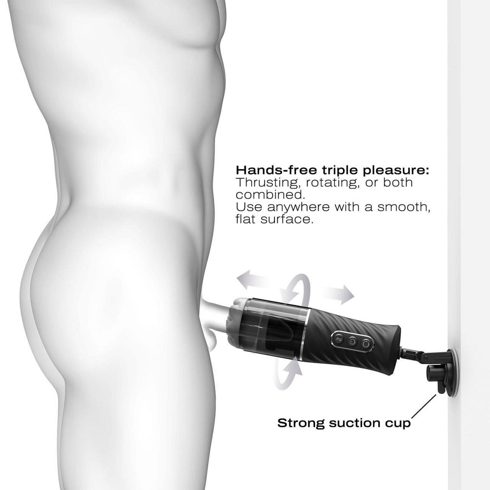 Автоматичний мастурбатор Dorcel THRUST BLOW PRO Sex Aura Київ - фото 6