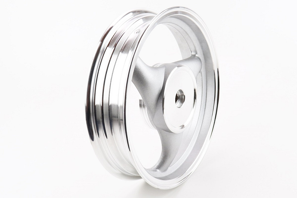 Диск задній литий MT2,50x12 Z19 для 4Т (бараб. гальм., d-110мм) "3 промені" сірий Киев - изображение 1