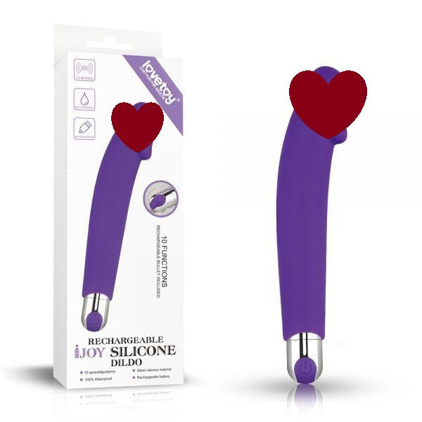 Ефективний вібромасажер Rechargeable IJOY Silicone Dildo Sex Aura Київ - фото 1