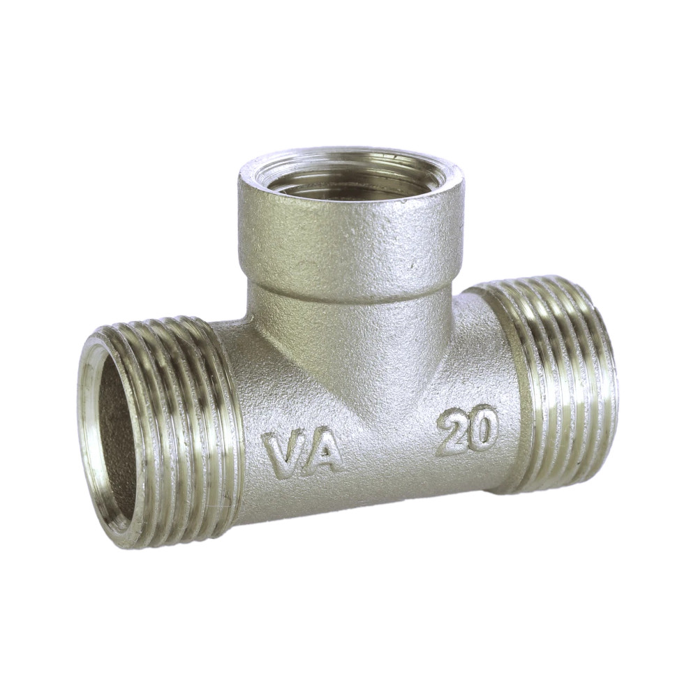 Трійник редукційний 3/4″х1/2″х3/4″ЗВЗ нікельований A0224А(нк) Тернополь - изображение 2