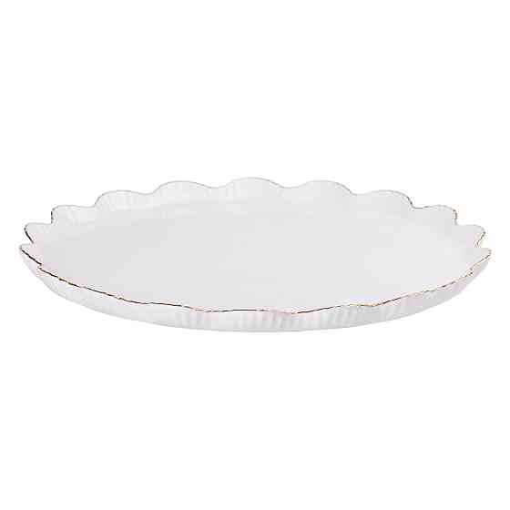 Чайний набір на 6 персон, із заварювальним чайником і підставкою, білий. Київ