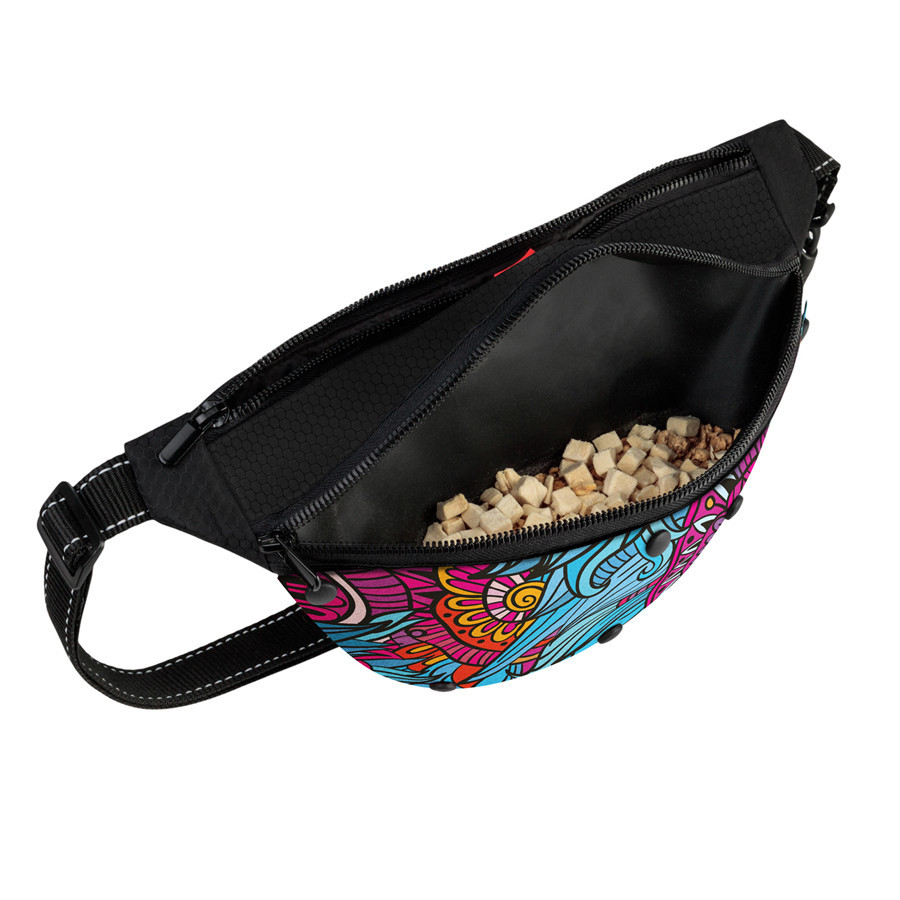 Поясна сумка-бананка WAUDOG Family для корму та аксеcсуарів, малюнок "Літо", розмір 33*17*10 см Вінниця - фото 3