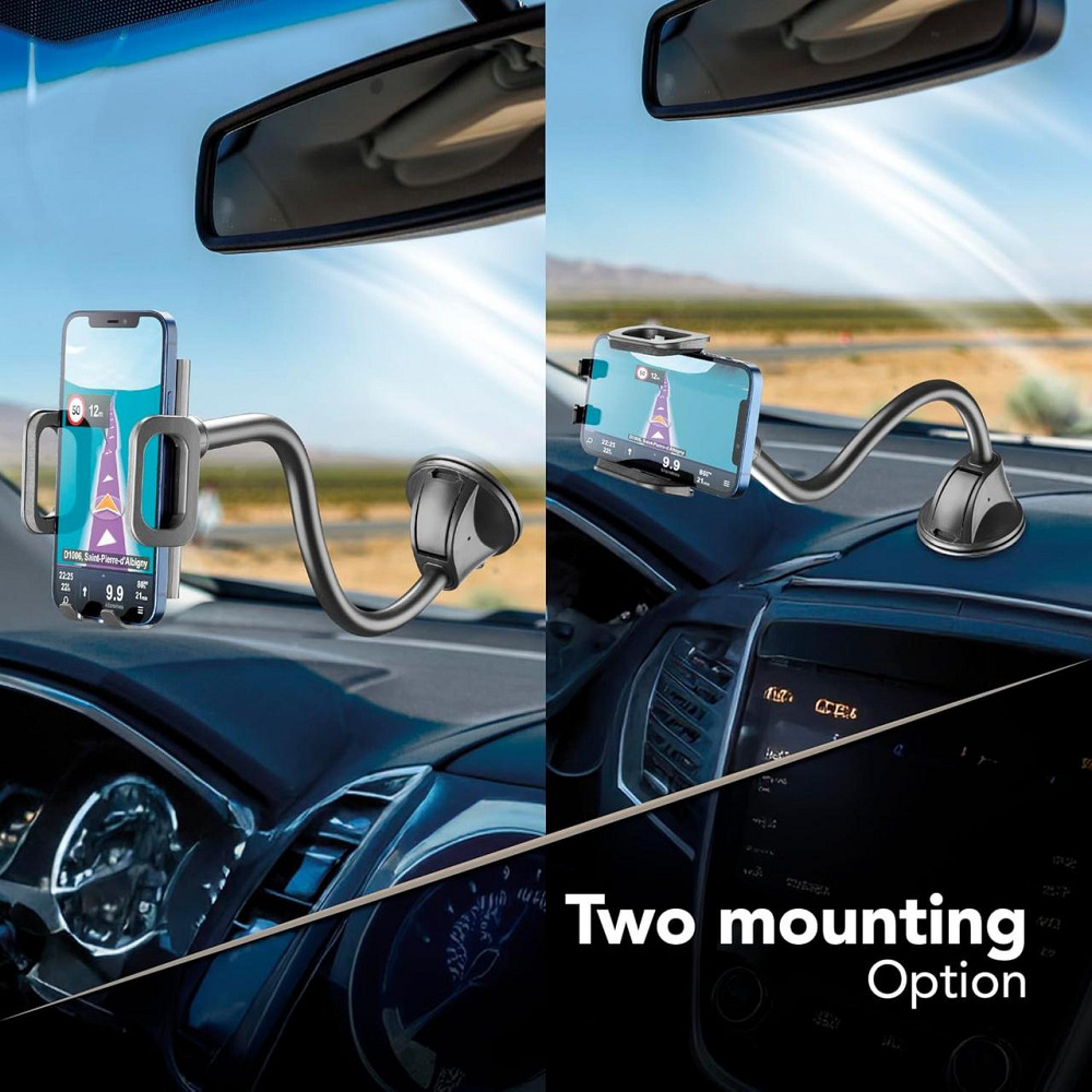 Vivanco PilotFlexik держатель для смартфона универсальный 180 мм регулируемый до 95 мм черный-серый Киев - изображение 5