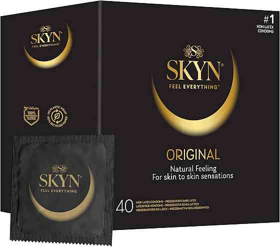 Безлатексные премиум-презервативы SKYN Original 40 шт Sex Aura Киев