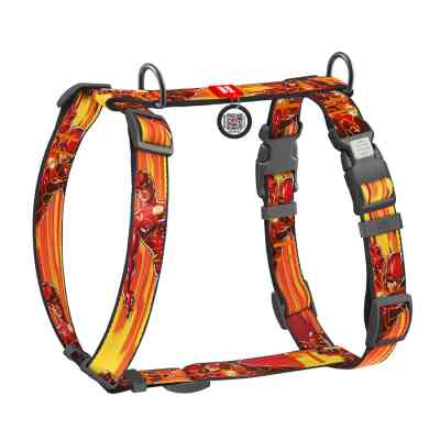 Шлей для собак WAUDOG Nylon H-образная с QR-паспортом "Скорость Флеша", пластиковый фастекс L (345-1080) Винница