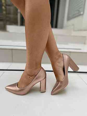 Comer Туфлі жіночі COMER шампань еко-шкіра каблук 8см 39р (3224) Коломия