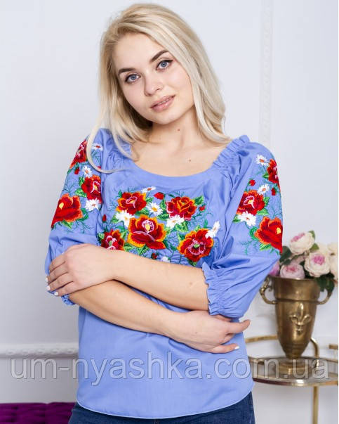 Блузка з вишивкою вишиванка "Досконала" для жінок і дівчаток-підлітків Біла Кривий Ріг - фото 3