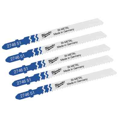 Полотно Milwaukee для электролобзика T101A Bi-Metal 75мм/шаг зуба 2,5мм, 5шт (4932274651) Винница