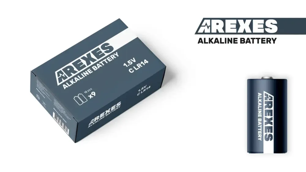 Батарейка LR14/C 1.5v Arexes алкалиновая Полтава - изображение 1